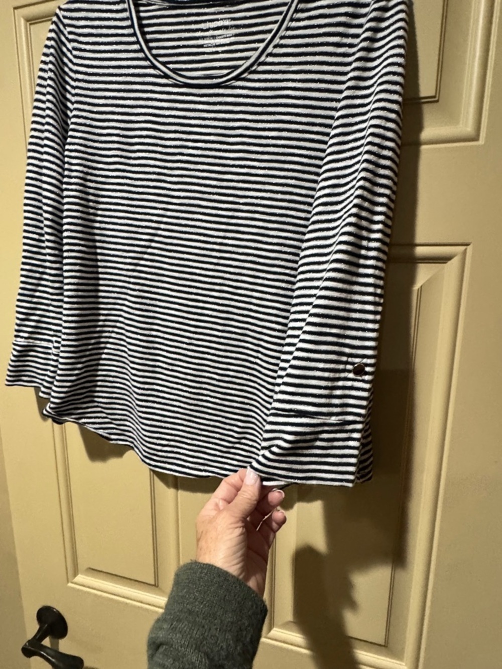 Chico's set of 2 3/4 Sleeve Tee - Picture 5 of 16